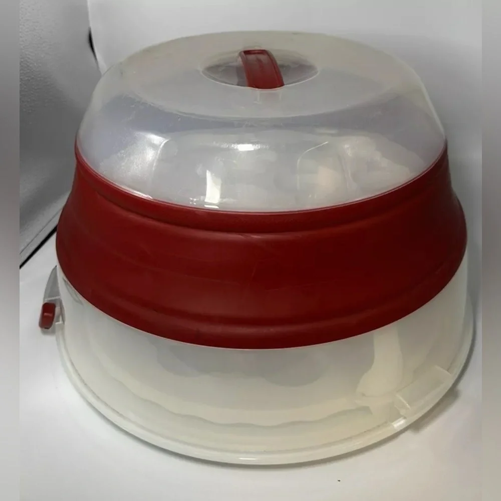 Progressive Prepworks Red Cupcake & Cake Carrier